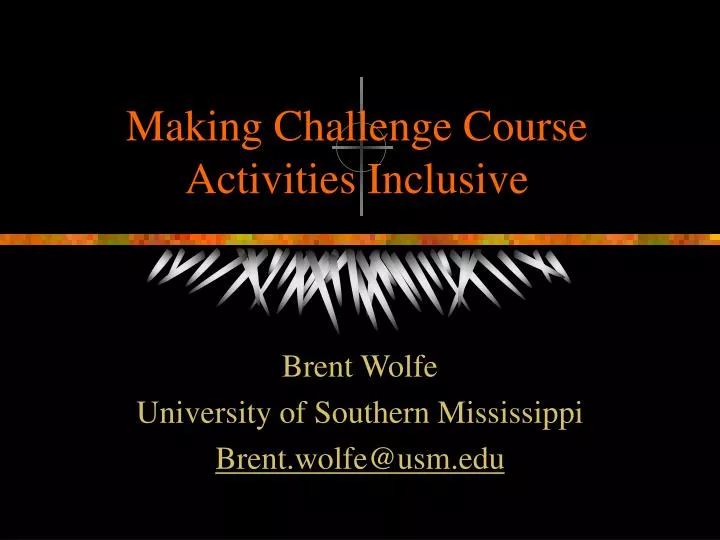 making challenge course activities inclusive