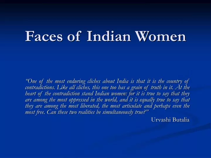 faces of indian women