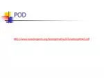 POD - slide 1