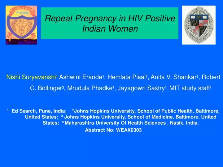repeat pregnancy in hiv positive indian women