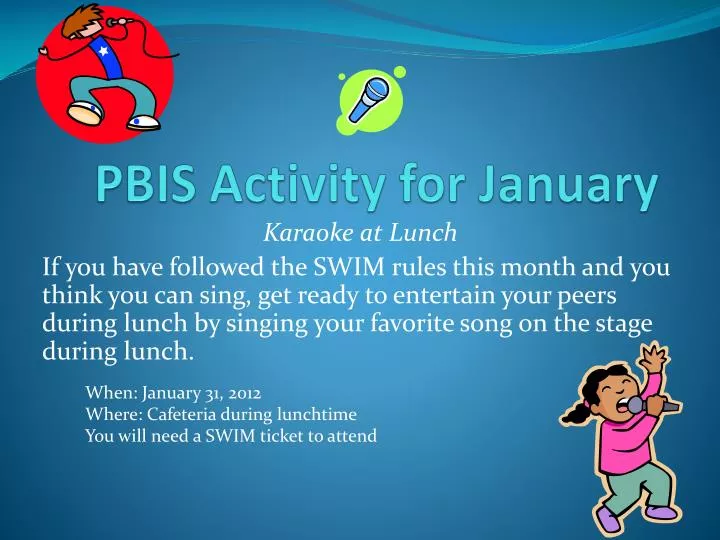 pbis activity for january