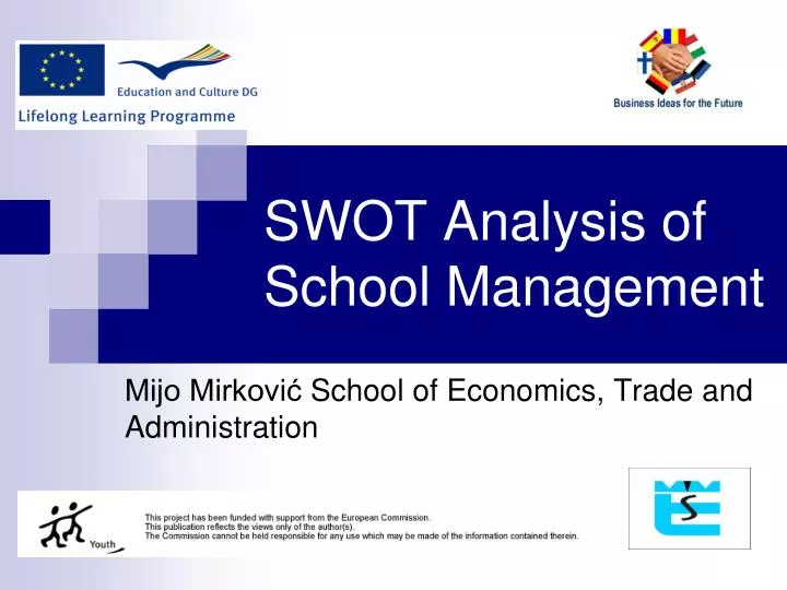 swot a nalysis of s chool m anagement