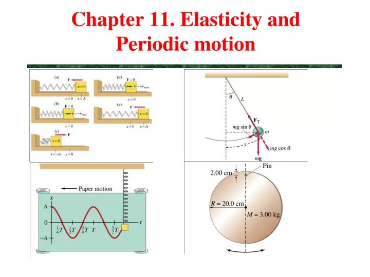 chapter 11 elasticity and periodic motion