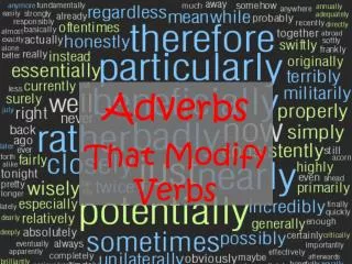 Adverbs