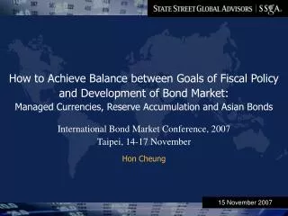 How to Achieve Balance between Goals of Fiscal Policy and Development of Bond Market: