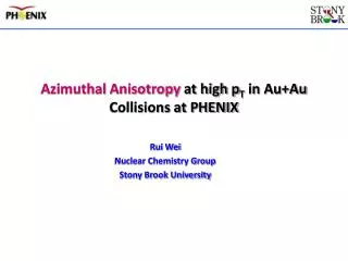 Azimuthal Anisotropy at high p T in Au+Au Collisions at PHENIX