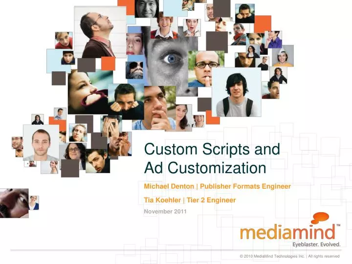 custom scripts and ad customization