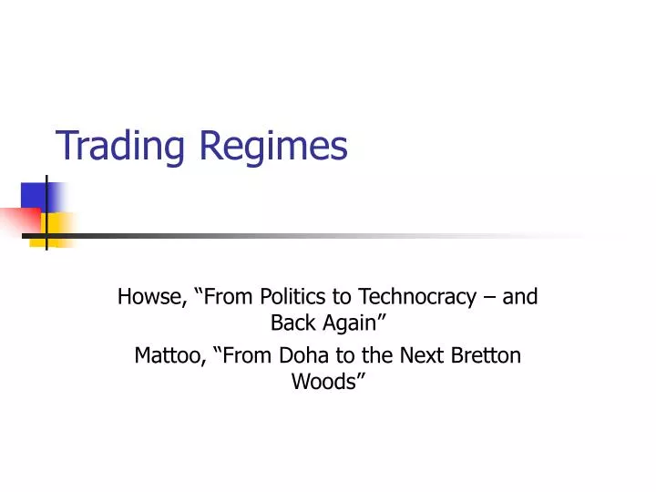 howse from politics to technocracy and back again mattoo from doha to the next bretton woods