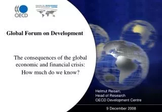 Helmut Reisen, Head of Research OECD Development Centre