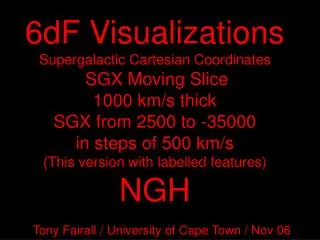 Tony Fairall / University of Cape Town / Nov 06