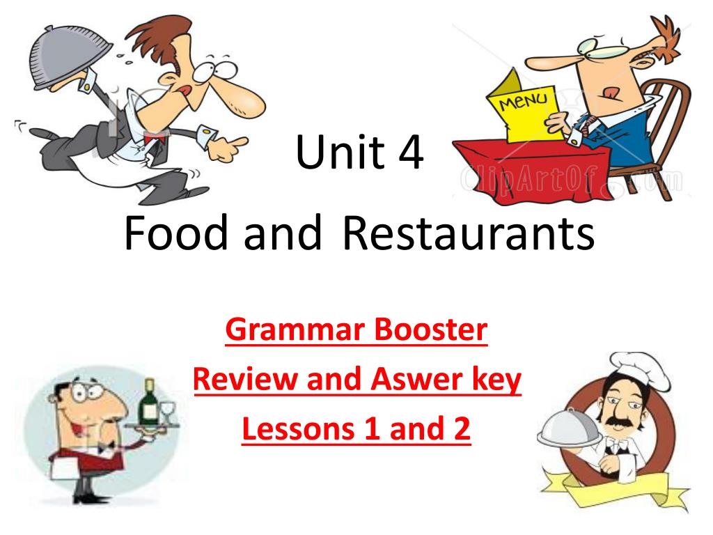 PPT - Unit 4 Food and Restaurants PowerPoint Presentation, free ...