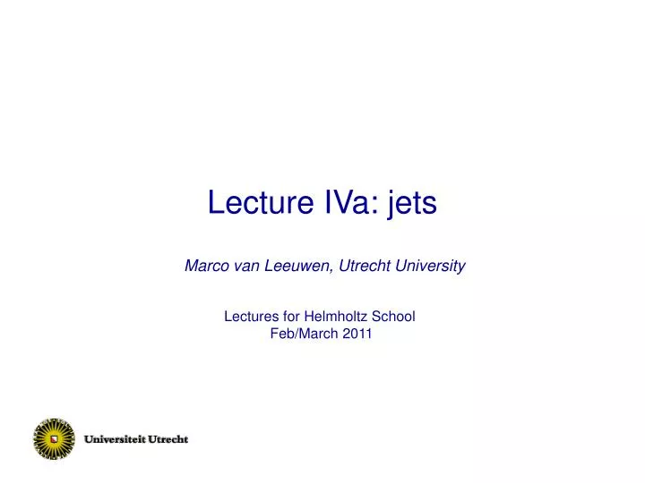 lecture iva jets