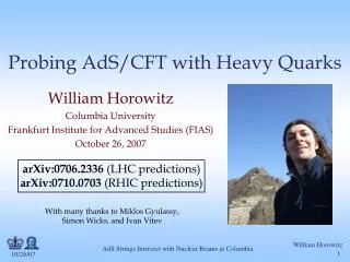 Probing AdS/CFT with Heavy Quarks