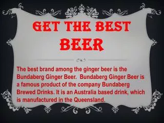 Get The Best Beer