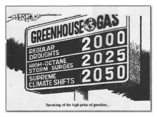 The greenhouse gases (GHG) are: