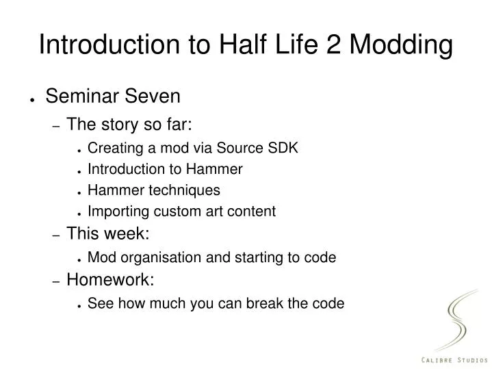 introduction to half life 2 modding