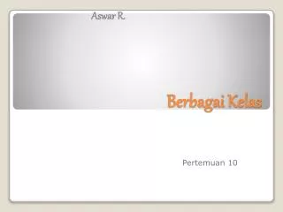 berbagai kelas