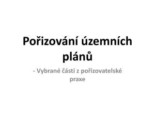 po izov n zemn ch pl n