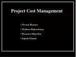 Project Cost Management - slide 1