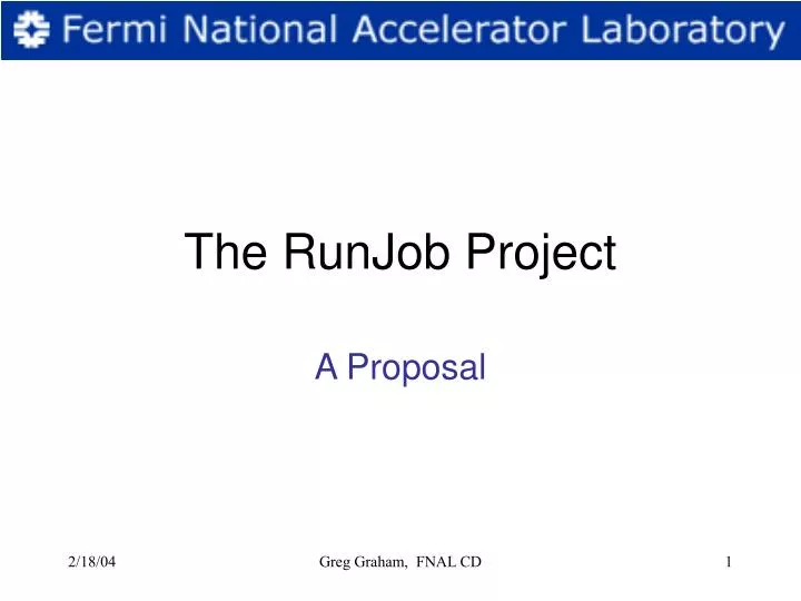 the runjob project