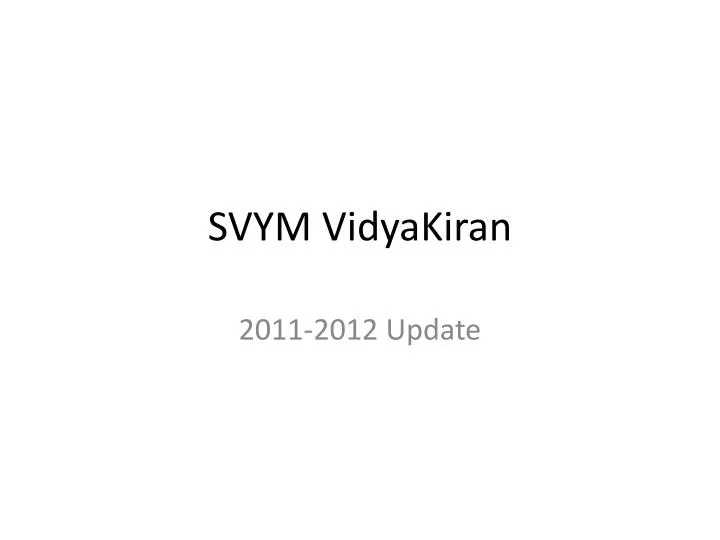 svym vidyakiran