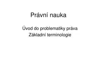 pr vn nauka