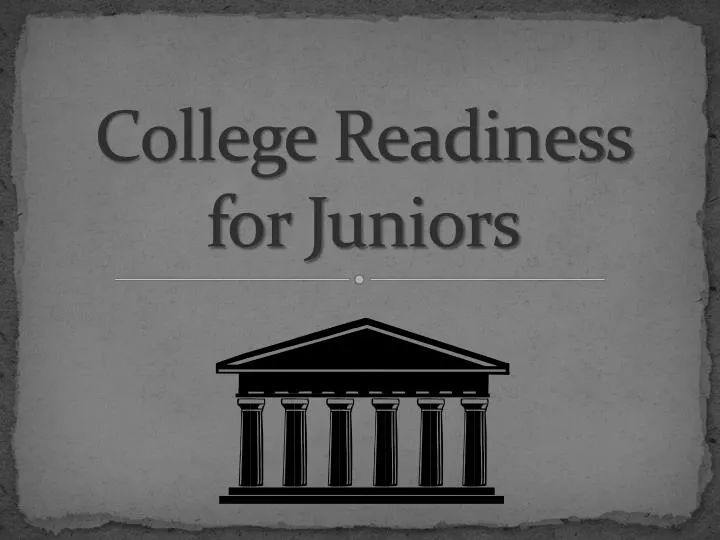 college readiness for juniors