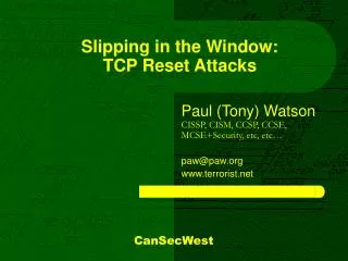 Slipping in the Window: TCP Reset Attacks