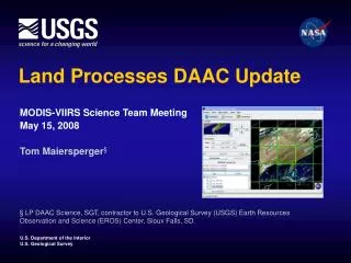 Land Processes DAAC Update