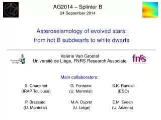Asteroseismology of evolved stars: from hot B subdwarfs to white dwarfs