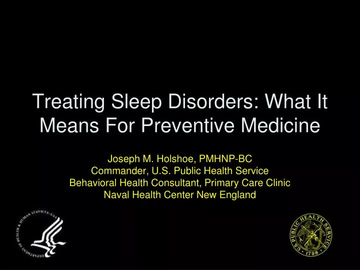 treating sleep disorders what it means for preventive medicine