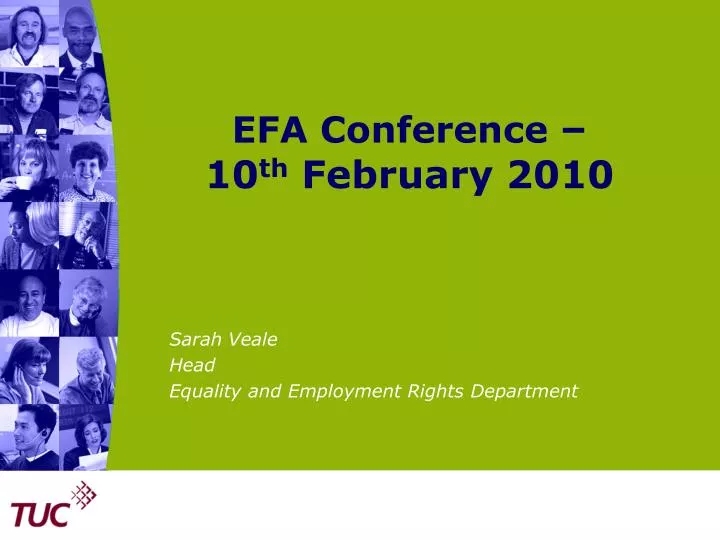 efa conference 10 th february 2010