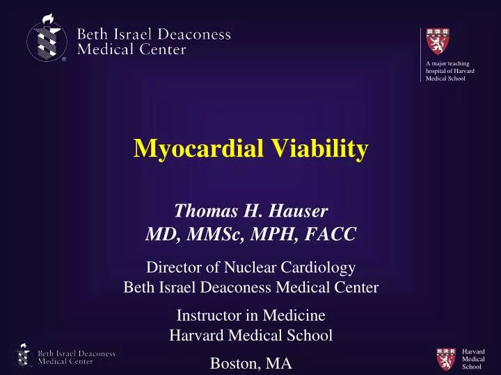 myocardial viability