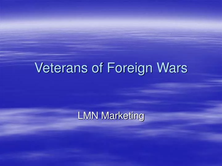 veterans of foreign wars
