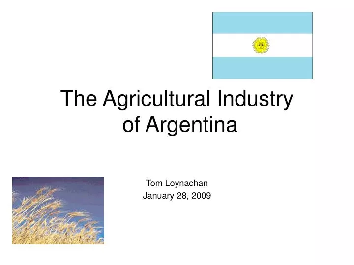 the agricultural industry of argentina