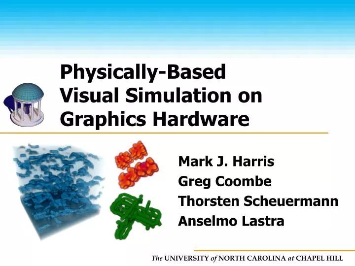 physically based visual simulation on graphics hardware