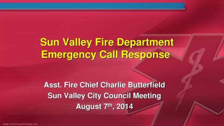 sun valley fire department emergency call response