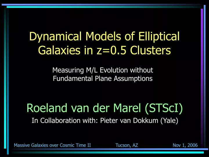 dynamical models of elliptical galaxies in z 0 5 clusters