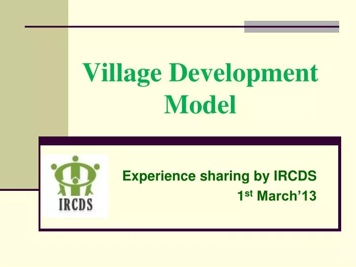 village development model