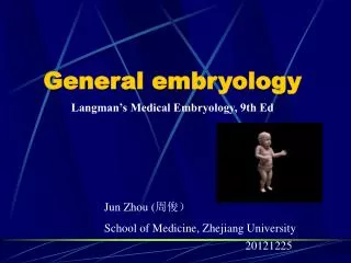 General embryology