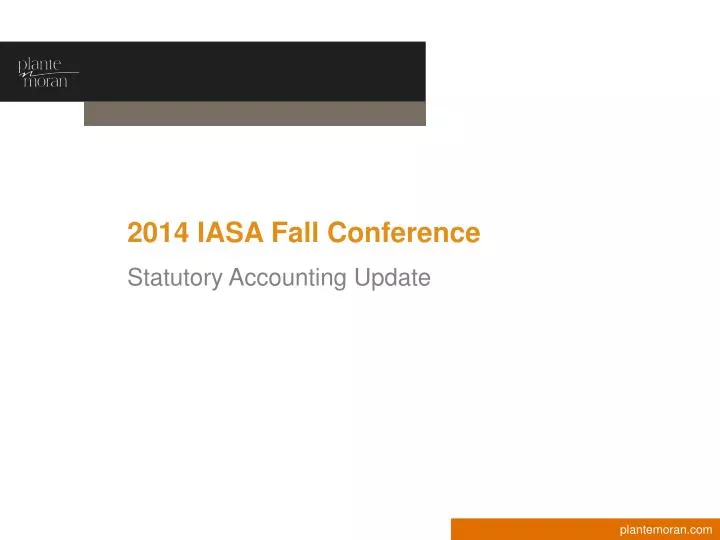 2014 iasa fall conference