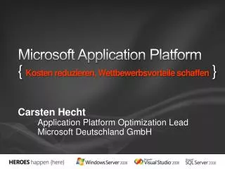 microsoft application platform kosten reduzieren wettbewerbsvorteile schaffen