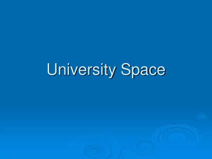 university space