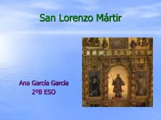 san lorenzo m rtir