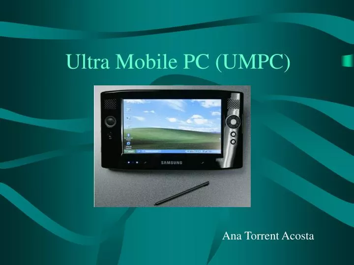 ultra mobile pc umpc