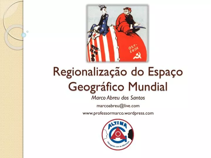 regionaliza o do espa o geogr fico mundial