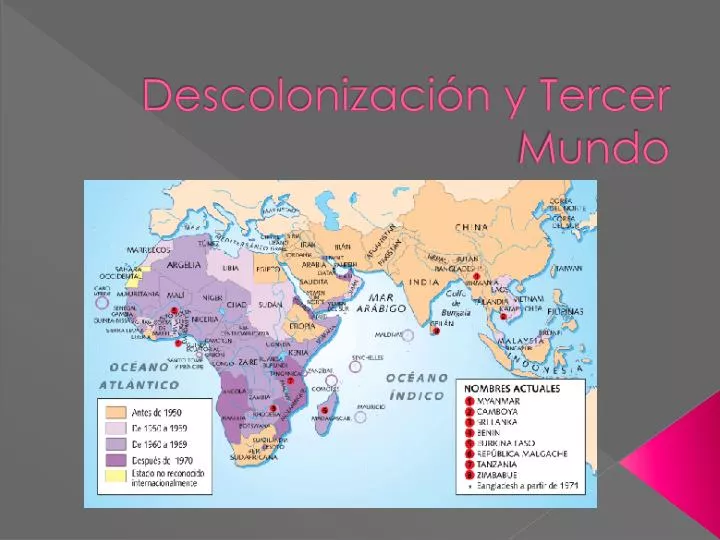 descolonizaci n y tercer mundo