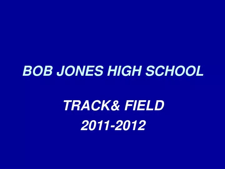 bob jones high school