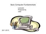 PPT - COMPUTER FUNDAMENTALS PowerPoint Presentation, Free Download - ID ...