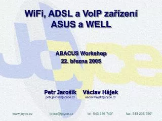 wifi adsl a voip za zen asus a well